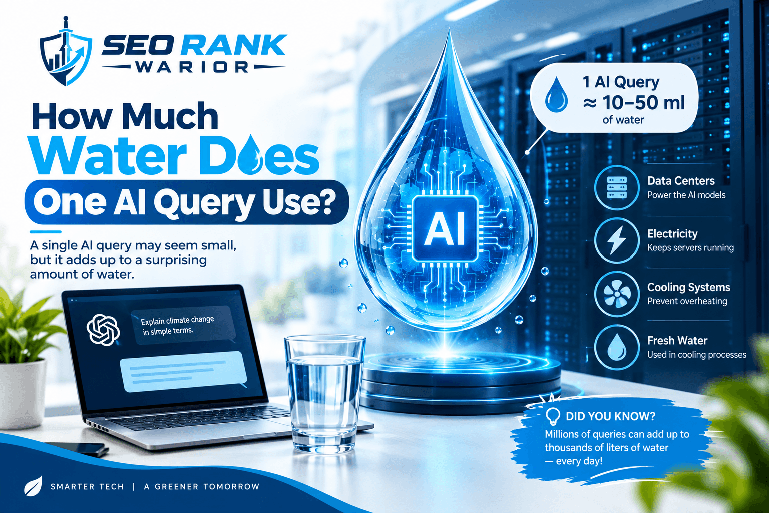 How Much Water Does One AI Query Use?