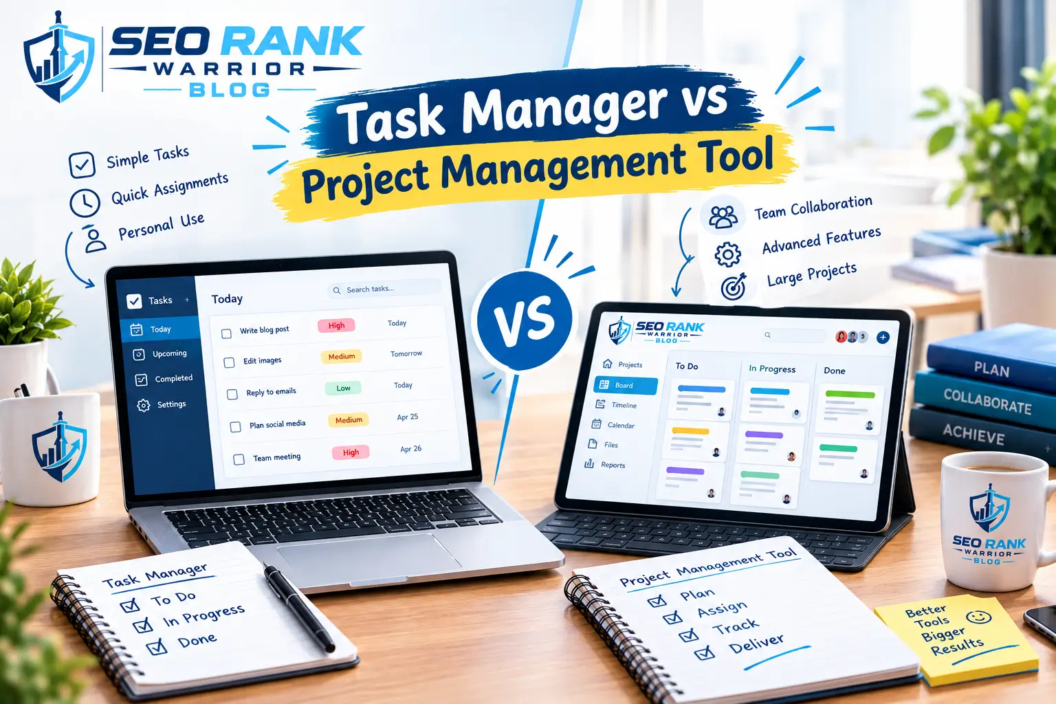 Task Manager vs Project Management Tool